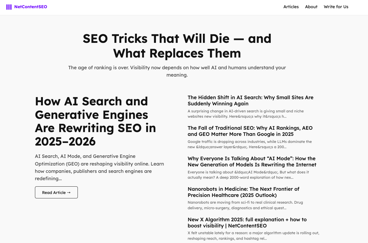 AI Search, GEO, and Strategic Visibility: A 2026 Digital Shift Powered by NetContentSEO Insights
